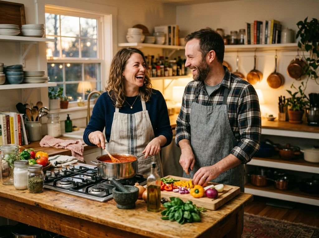 A cozy scene of a man and woma - How to Build Trust in a New Relationship: The Ultimate Guide to a Lasting Bond