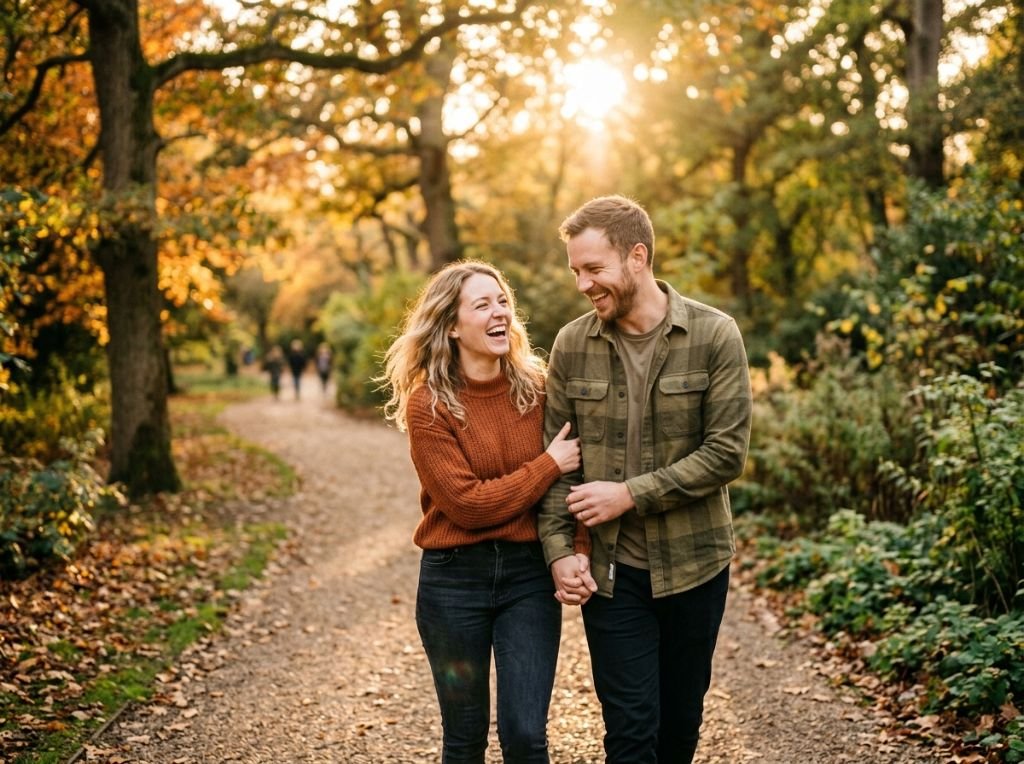 A couple laughing together dur - How To Keep Him Interested After The First Date: 7 Proven Ways to Secure the Second Dat