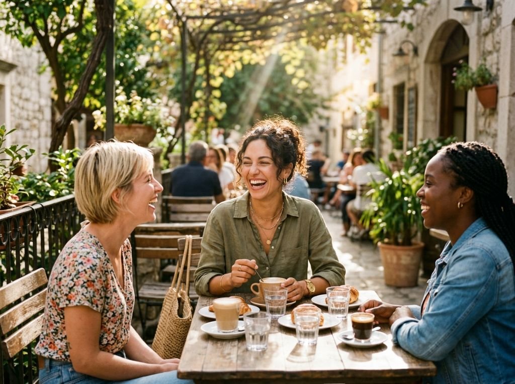 A vibrant woman laughing with - What a Man Thinks When He Asks for Space (And the One Move That Brings Him Back)
