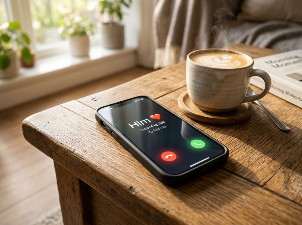A close up of a smartphone scr - What It Means When He Calls You Instead Of Texting: 7 Reasons He’s Reaching Out