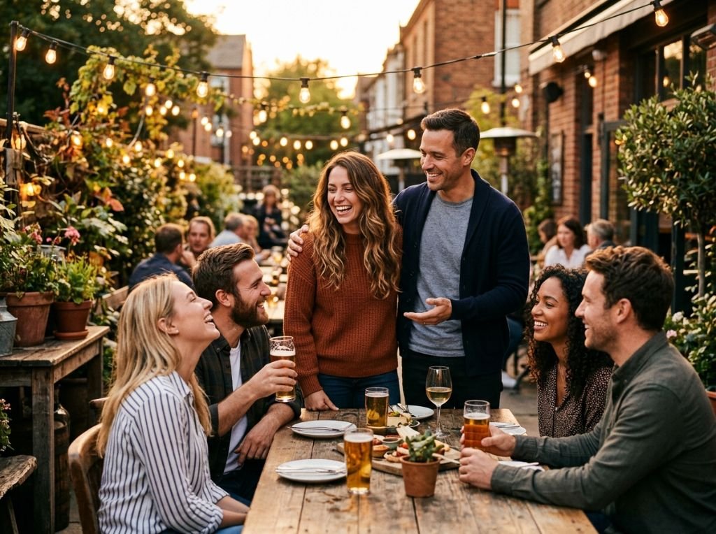 A warm, candid lifestyle shot - What It Means When He Introduces You To His Friends: 12 Real Reasons Why