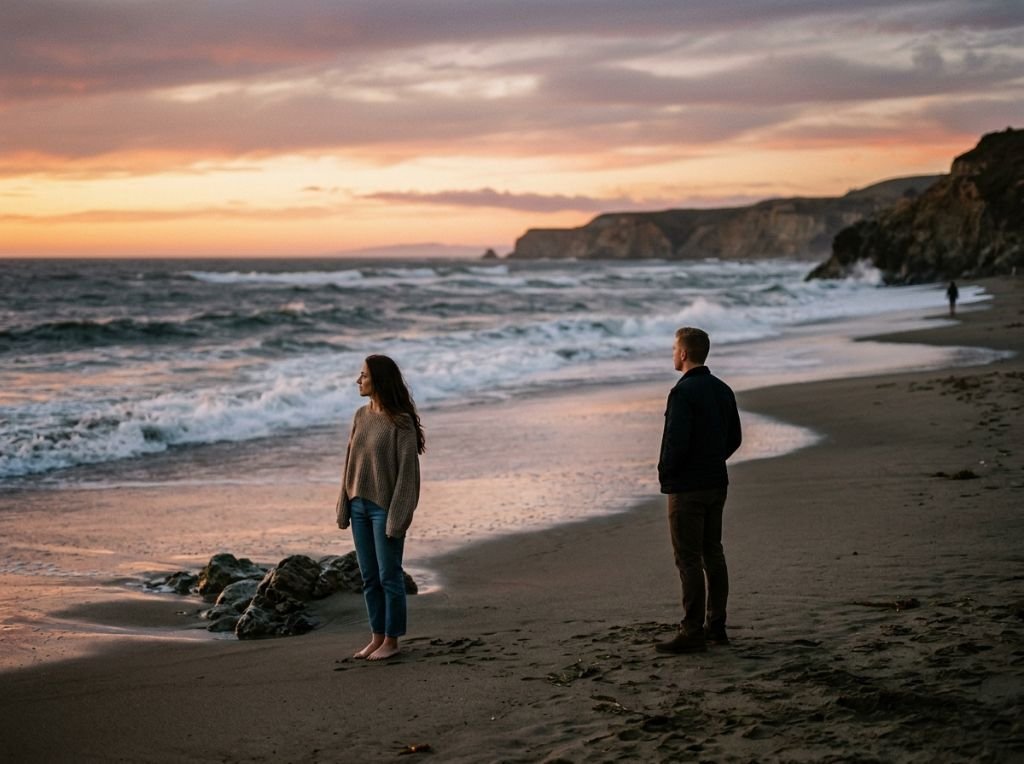 A wide-angle shot of a couple - Why Do Men Pull Away When They Start Falling in Love? 7 Real Reasons & How to Handle It