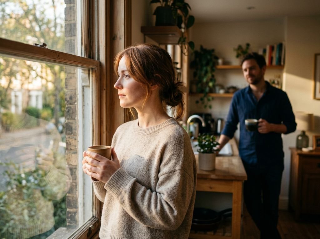 A woman looking thoughtfully o - Why He Says He’s Not Ready But Still Acts Like Your Boyfriend