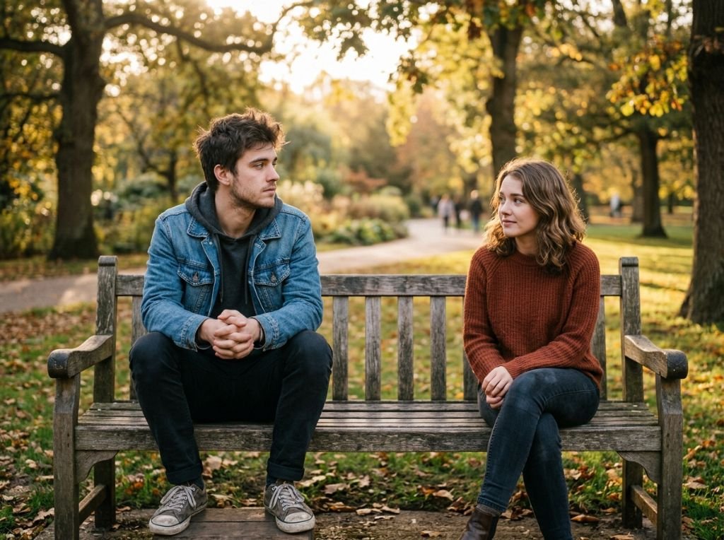 A young man sitting on a park - Why Some Men Are Afraid Of Commitment: 10 Hidden Psychological Triggers
