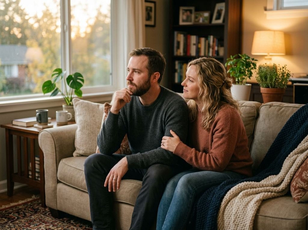 A warm, lifestyle-style photo - How Men Process 'Vulnerability Hangovers' After Sharing Too Much Too Fast