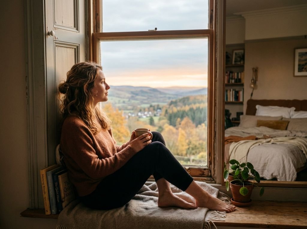 A contemplative woman sitting - Stop Being His 'Emotional Placeholder' While He Figures His Life Out — How to Spot the