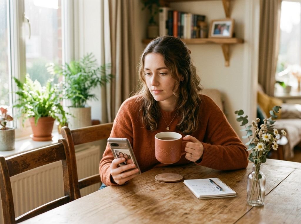 A woman sitting at a sunlit wo - Stop Being His 'Emotional Placeholder' While He Figures His Life Out — How to Spot the